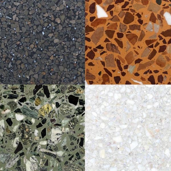 Beton Farben und Mischungen